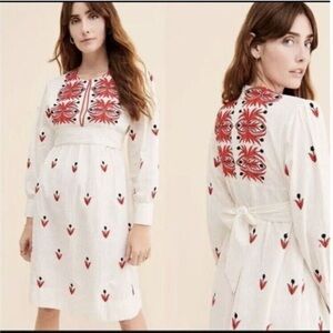 Antik Batik Mexi Embroidered Mini Dress